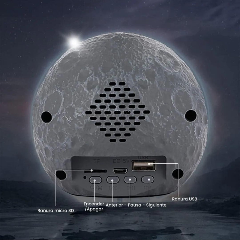 AstronoSound: Lámpara Parlante Flotante RGB