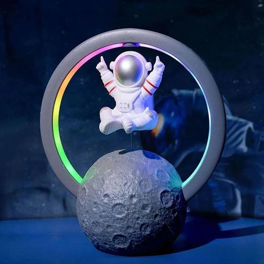 AstronoSound: Lámpara Parlante Flotante RGB
